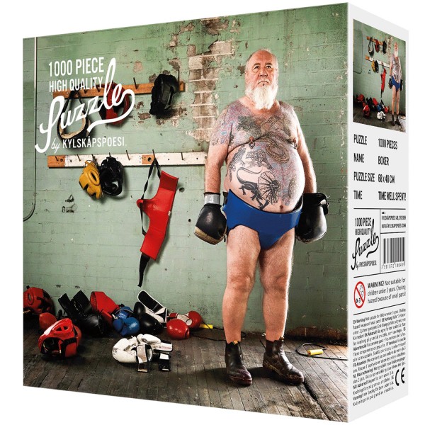 Kylskapspoesi - High Quality Puzzle "Boxer" 1000 Teile