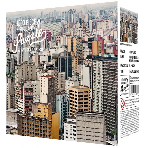 Kylskapspoesi - High Quality Puzzle "Sao Paulo by Jens Assur" 1000 Teile