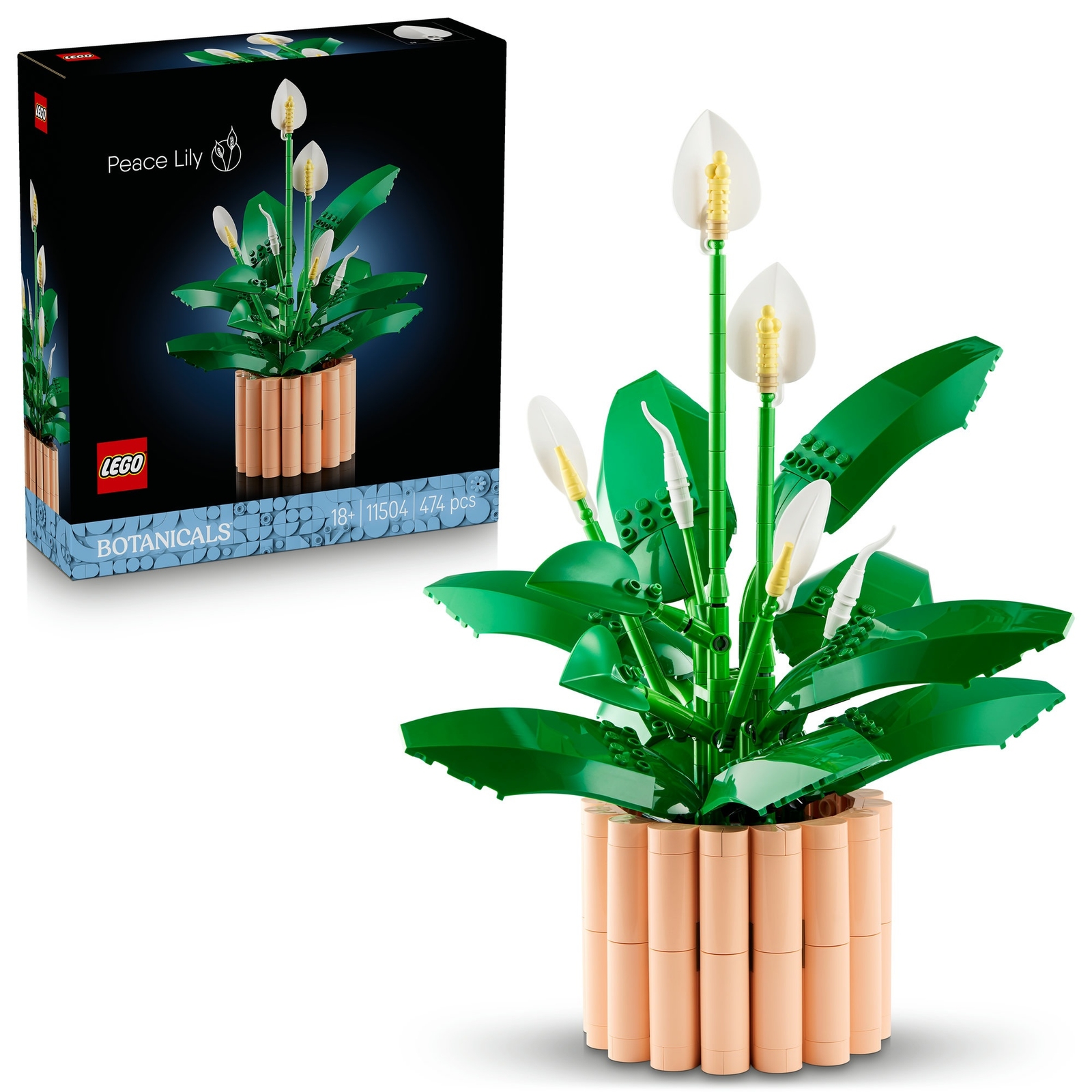 LEGO Botanicals Peace Lily Artificial Plant Building Set 11504 LEGO Botanicals Peace Lily Artificial Plant Building Set 11504