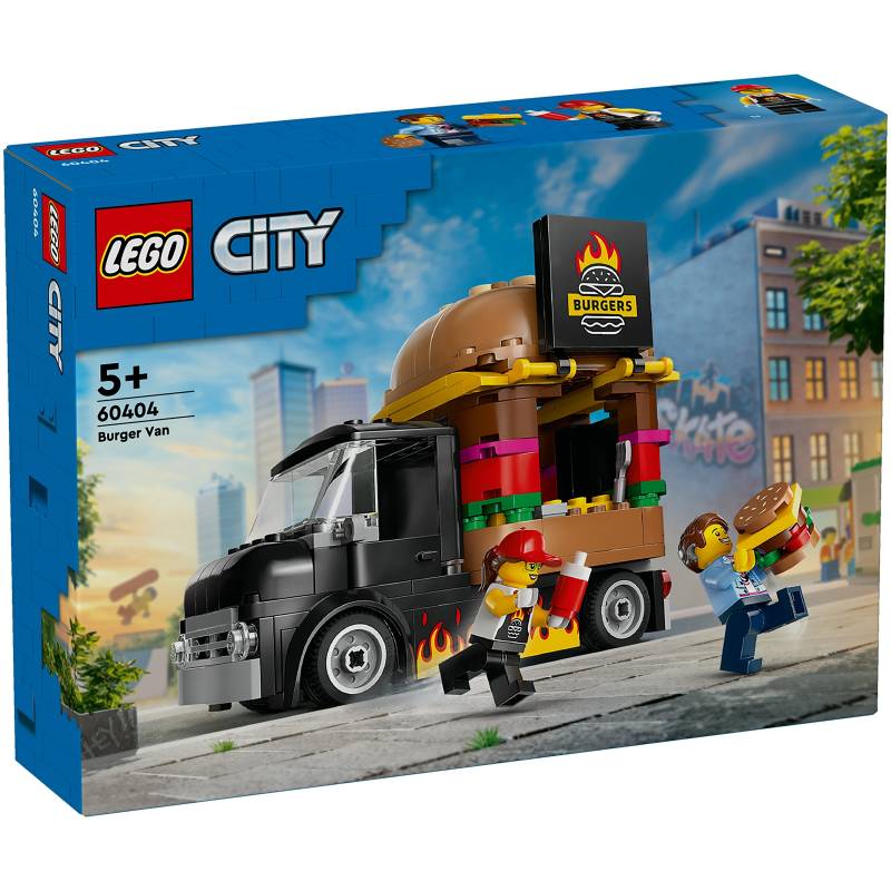 LEGO City Burger Van Food Truck Vehicle Toy Set 60404