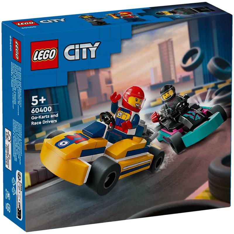 LEGO City Go-Karts and Race Drivers Vehicle Toys Set 60400