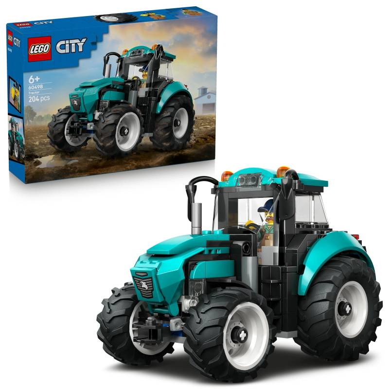 LEGO City Tractor Farm Toy Building Set and Minifigure 60498