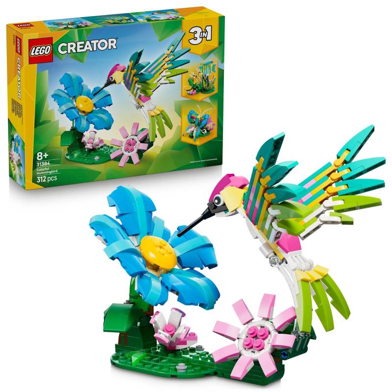 LEGO Creator 3in1 Wild Animals: Colourful Hummingbird 31384 LEGO Creator 3in1 Wild Animals: Colourful Hummingbird 31384