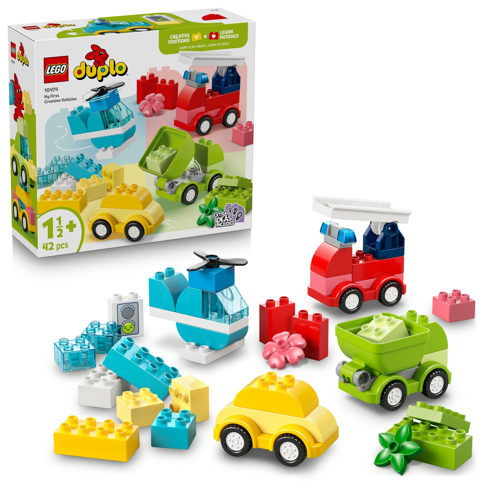 LEGO DUPLO Creative Vehicles Educational Toddler Toy 10474 LEGO DUPLO Creative Vehicles Educational Toddler Toy 10474