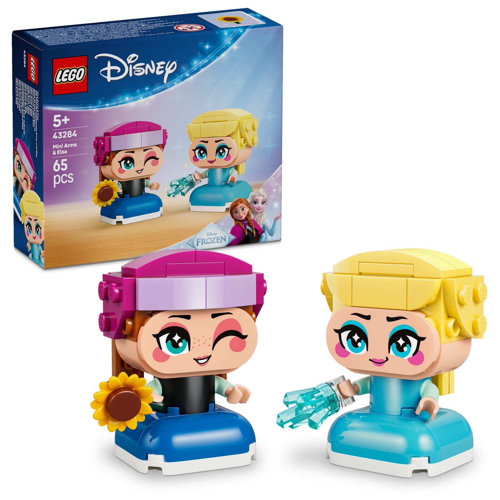 LEGO | Disney Frozen Mini Anna & Elsa Building Toys 43284