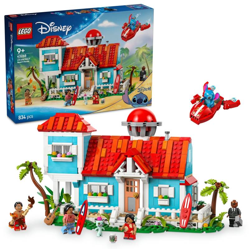 LEGO | Disney Lilo and Stitch Beach House Building Toy 43268 LEGO | Disney Lilo and Stitch Beach House Building Toy 43268