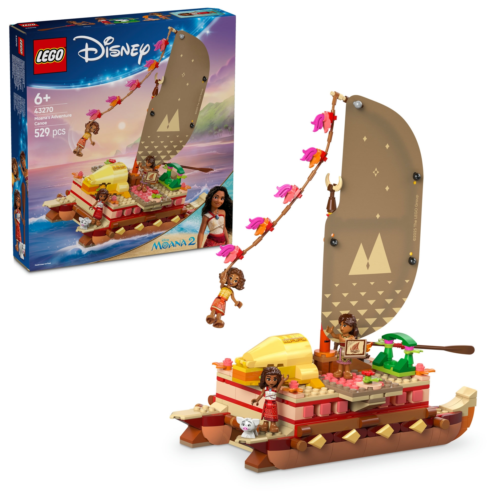 LEGO | Disney Princess Moana’s Adventure Canoe Set 43270 LEGO | Disney Princess Moana’s Adventure Canoe Set 43270