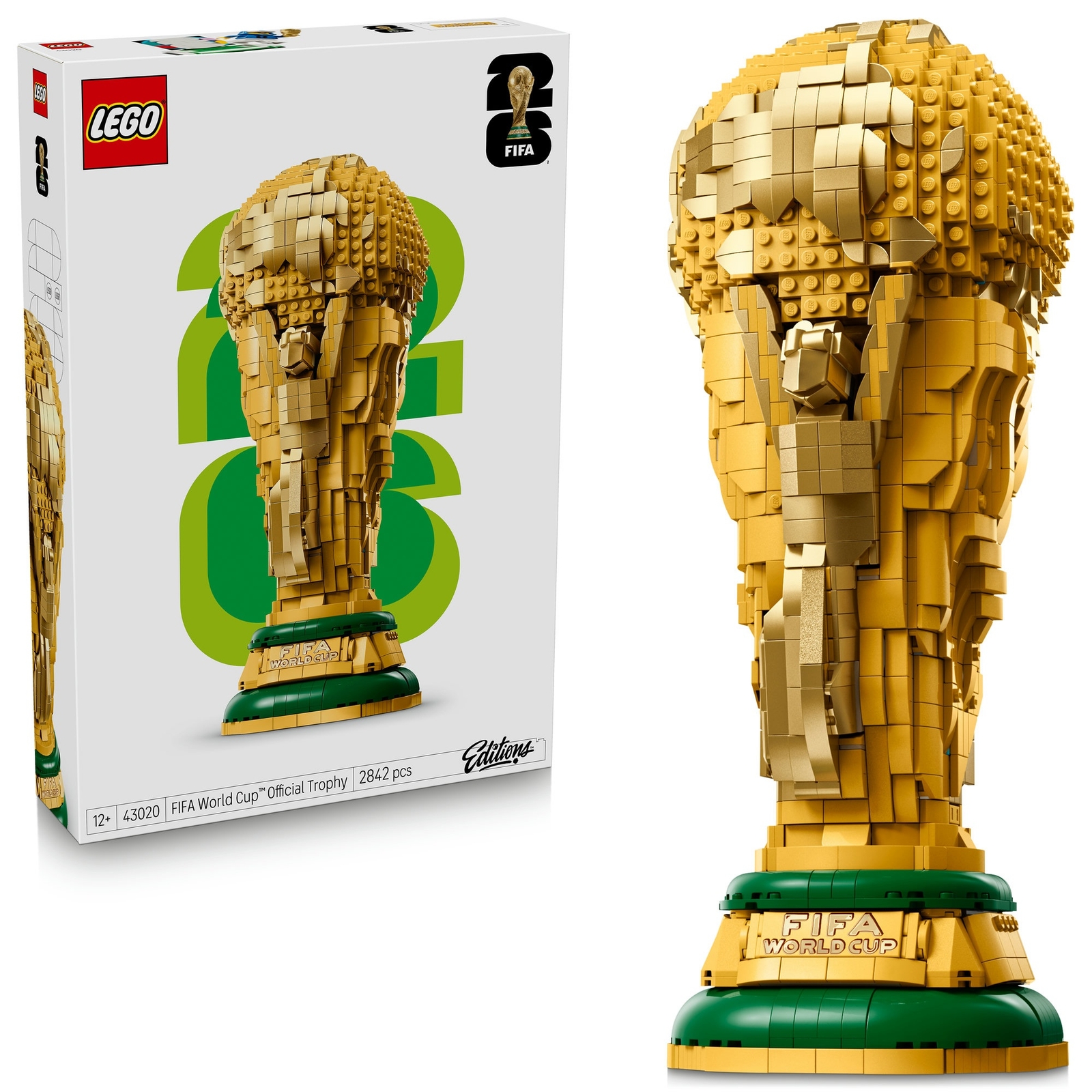 LEGO Editions FIFA World Cup Official Trophy Model Kit 43020