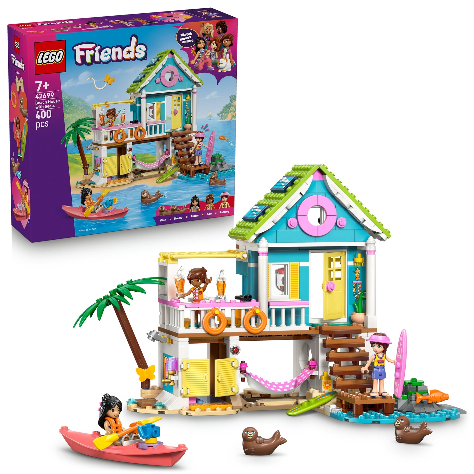 LEGO Friends Beach House with Seals Building Toy 42699 LEGO Friends Beach House with Seals Building Toy 42699