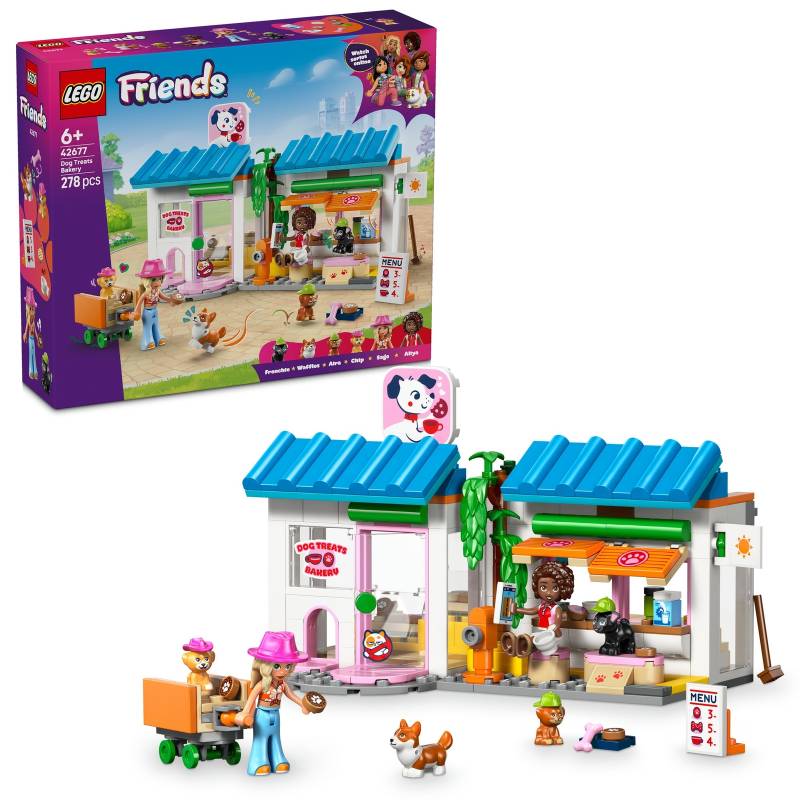 LEGO Friends Dog Treats Bakery Shop Toy with Animals 42677 LEGO Friends Dog Treats Bakery Shop Toy with Animals 42677