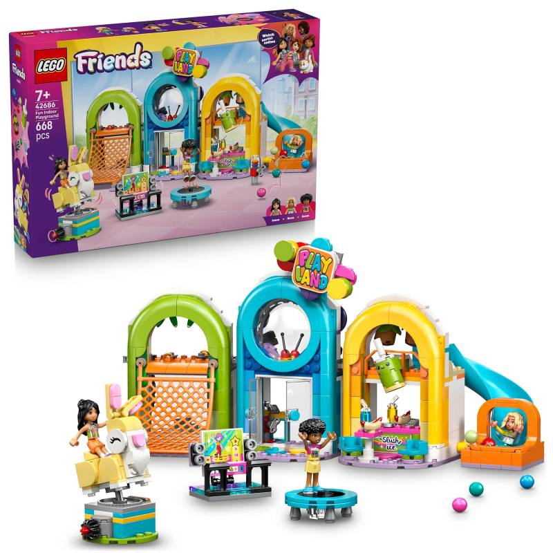 LEGO Friends Fun Indoor Playground Toy with Mini Dolls 42686 LEGO Friends Fun Indoor Playground Toy with Mini Dolls 42686