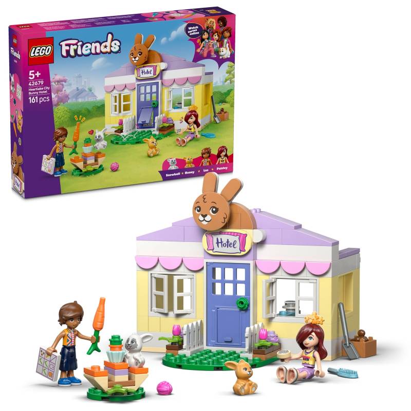 LEGO Friends Heartlake City Bunny Hotel Toy for Kids 42679 LEGO Friends Heartlake City Bunny Hotel Toy for Kids 42679