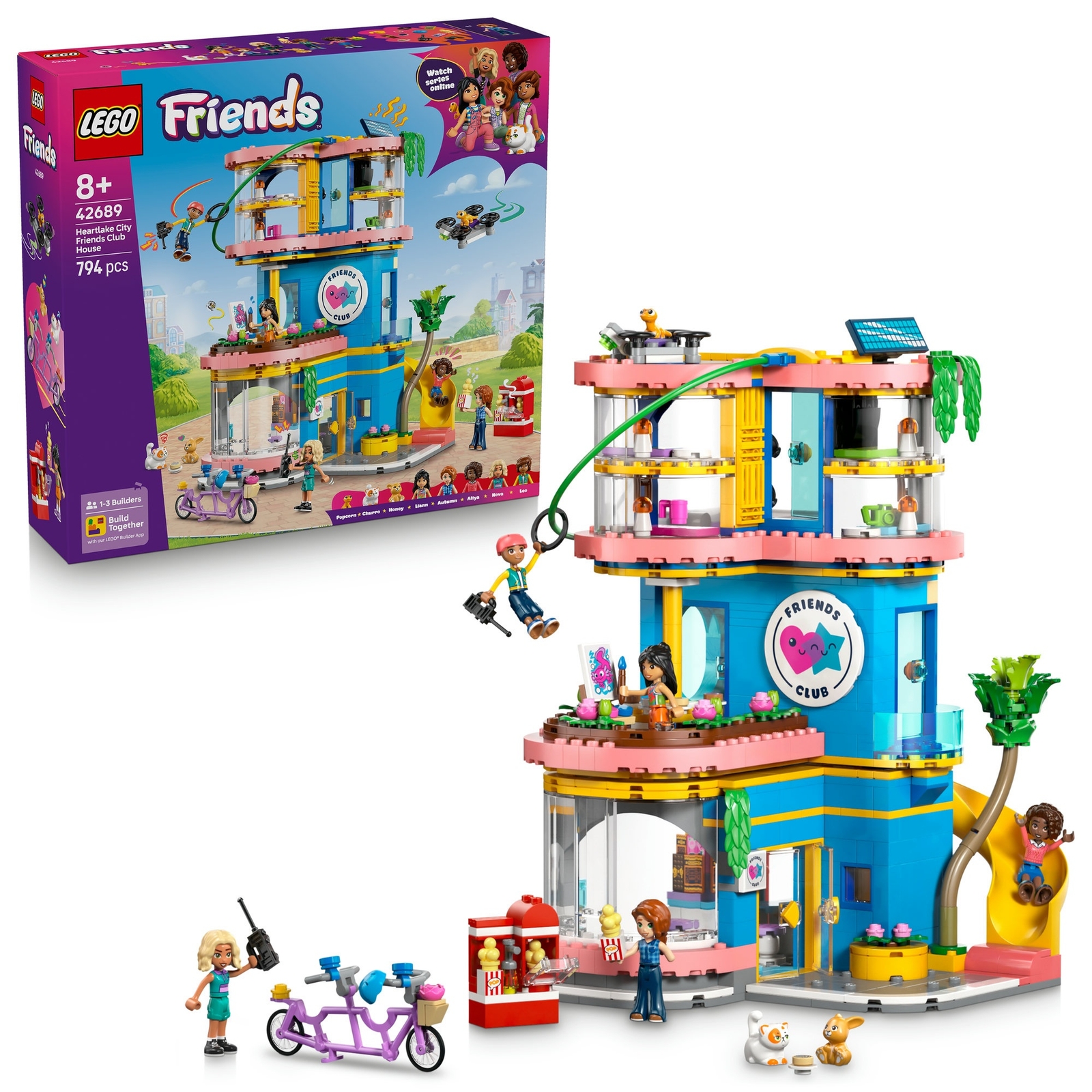 LEGO Friends Heartlake City Friends Club House Toy 42689 LEGO Friends Heartlake City Friends Club House Toy 42689