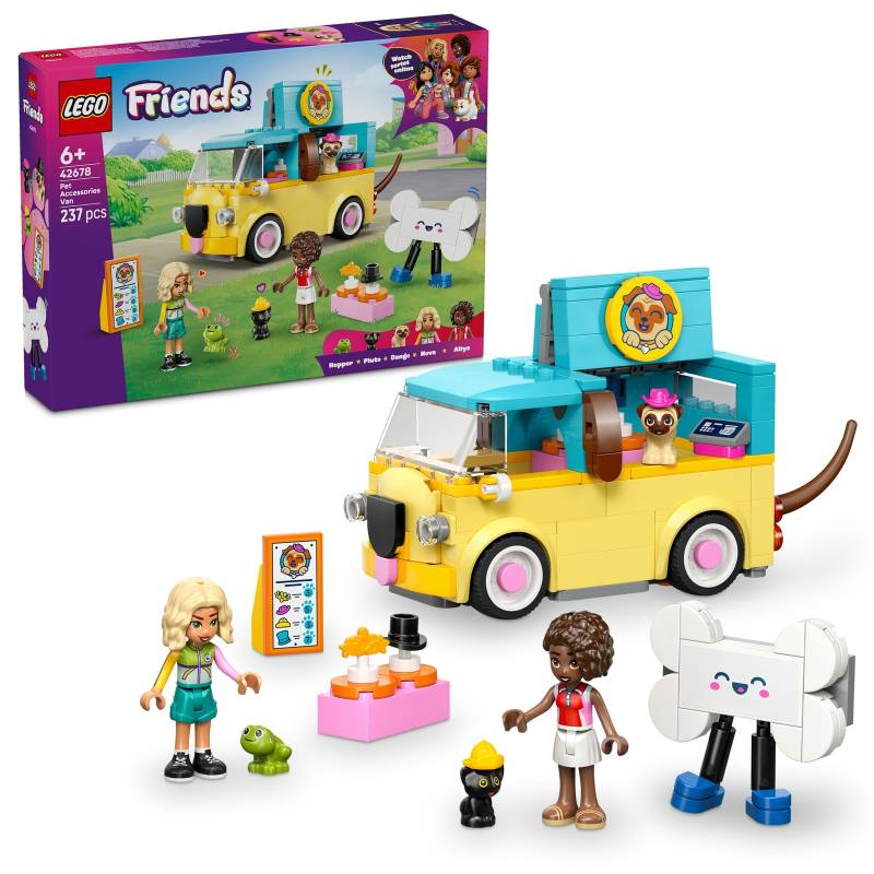 LEGO Friends Pet Accessories Van Toy with Pet Figures 42678 LEGO Friends Pet Accessories Van Toy with Pet Figures 42678