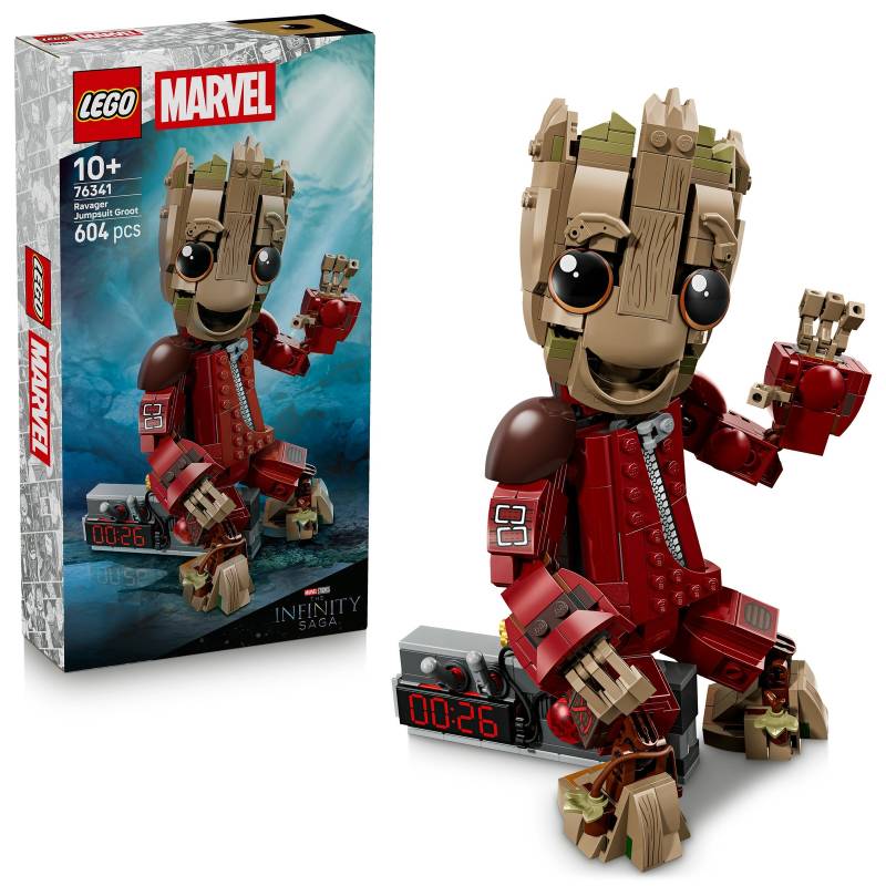 LEGO | Marvel Ravager Jumpsuit Groot Building Toy 76341
