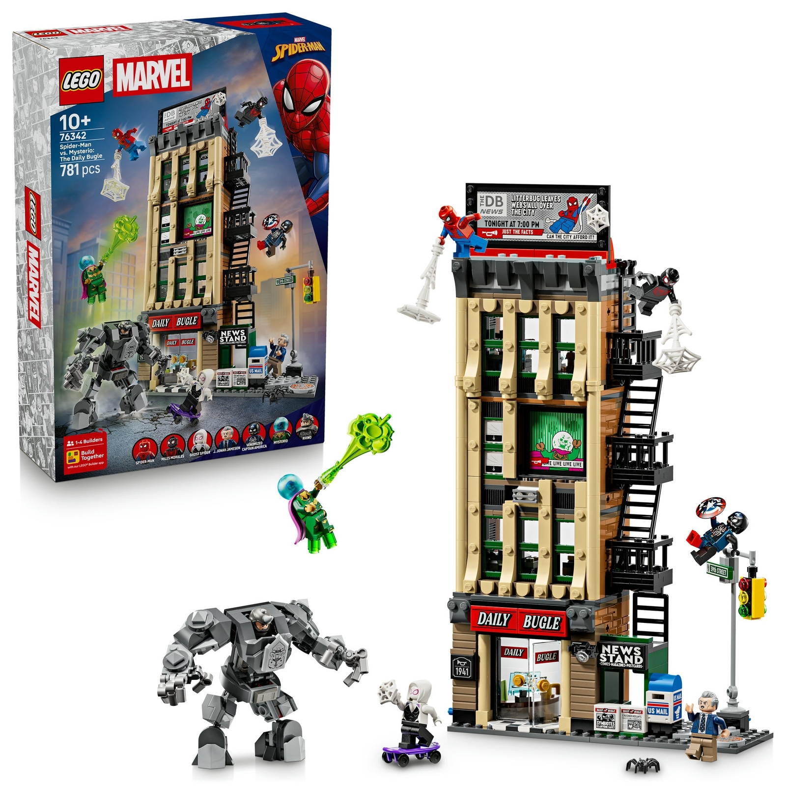 LEGO | Marvel Spider-Man vs. Mysterio: The Daily Bugle 76342
