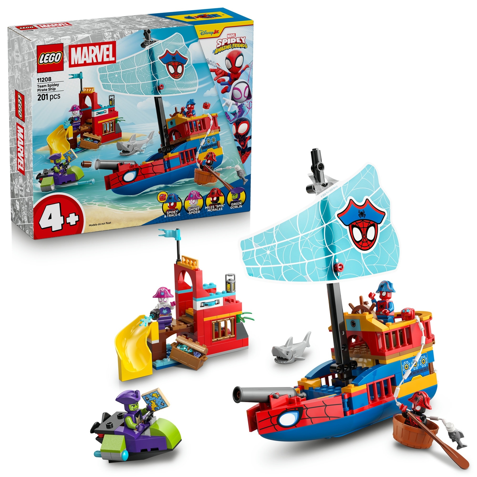 LEGO | Marvel Team Spidey Pirate Ship Building Toy 11208 LEGO | Marvel Team Spidey Pirate Ship Building Toy 11208