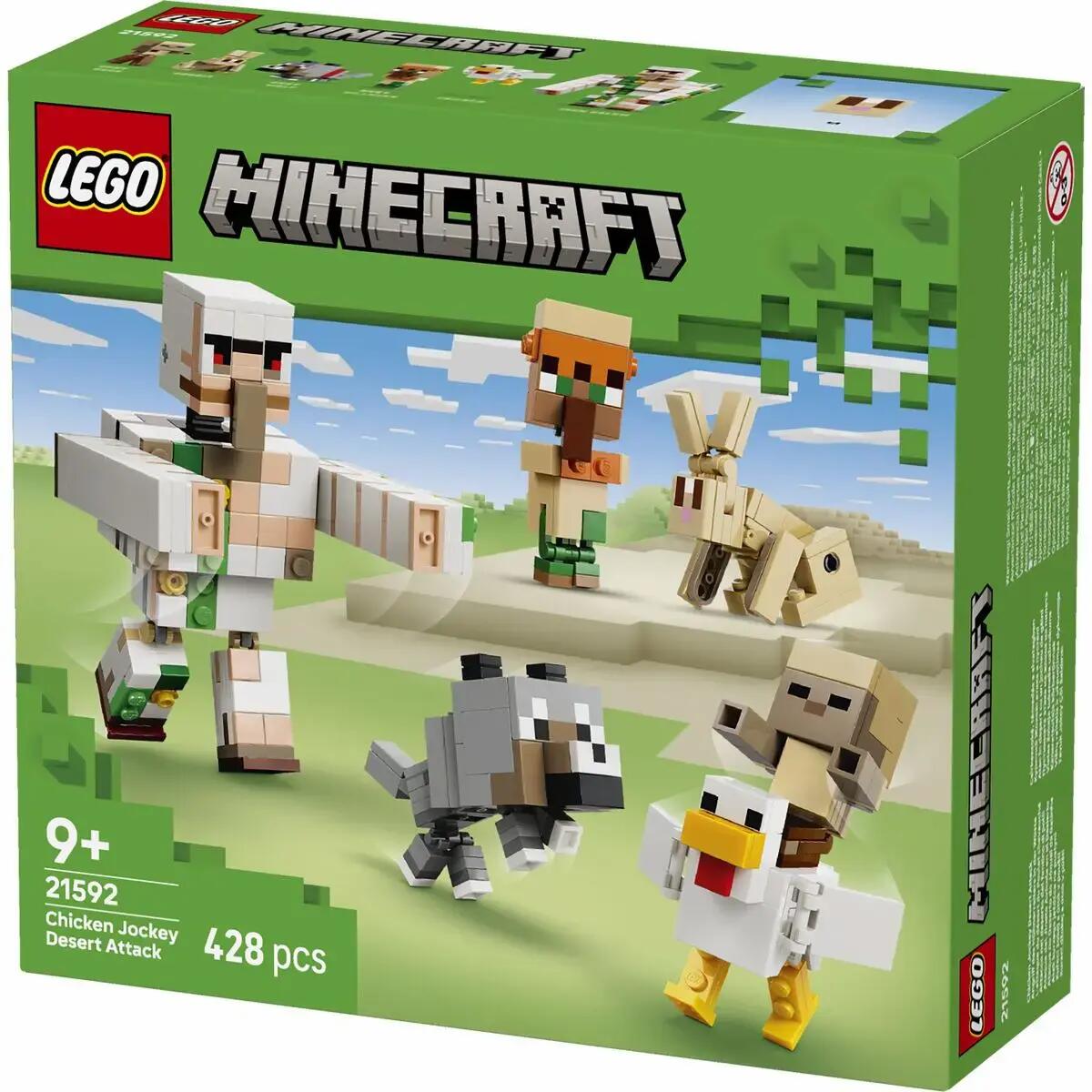 LEGO Minecraft Angriff des Hühnerreiters in der Wüste