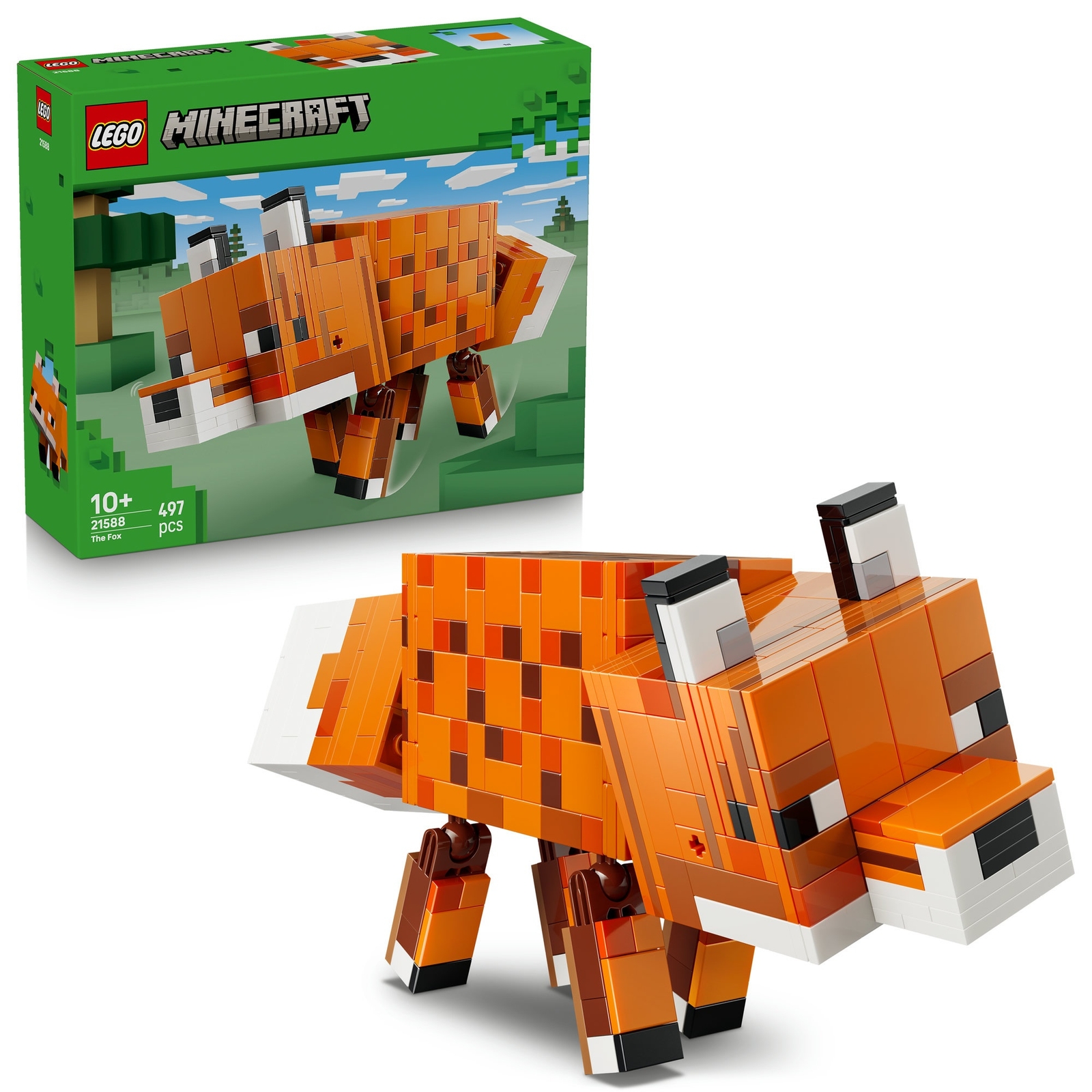 LEGO Minecraft The Fox Toy Gaming Decor Gift 21588 LEGO Minecraft The Fox Toy Gaming Decor Gift 21588