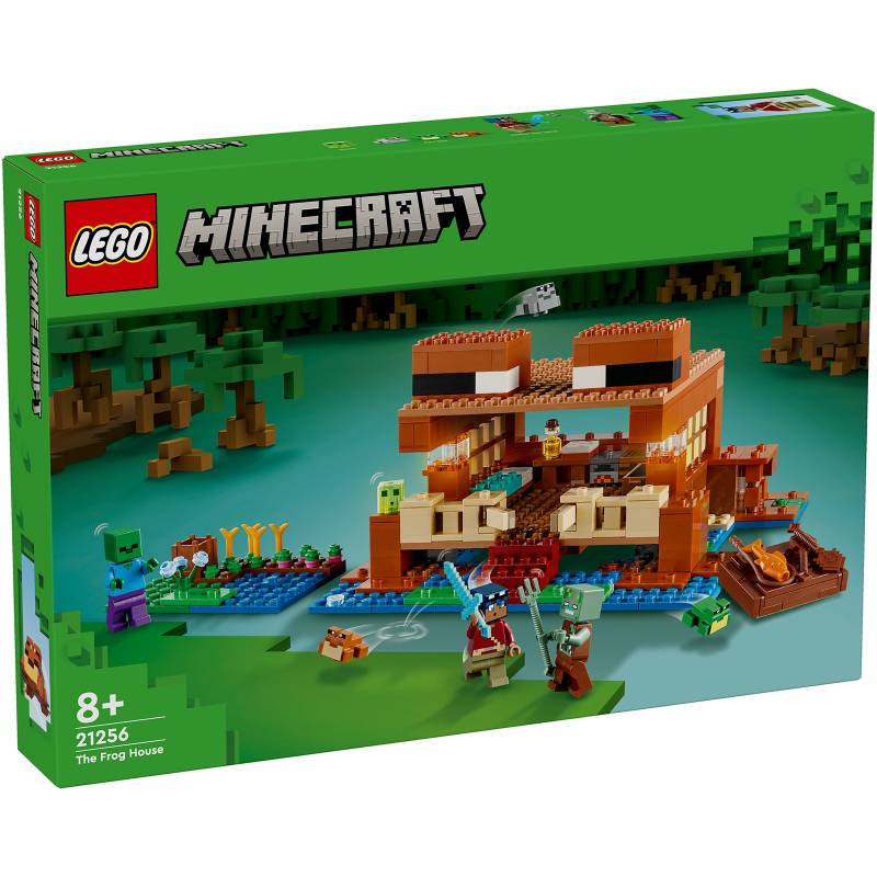 LEGO Minecraft The Frog House Toy with Animal Figures 21256