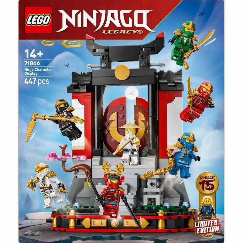 LEGO NINJAGO 15jähriges Jubiläum Ninja Charaktere zum Ausstellen