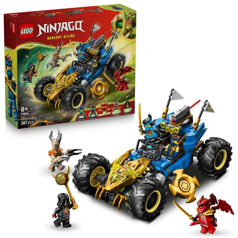 LEGO NINJAGO 2 in1 Jay’s Transforming Car Racing Toy 71856