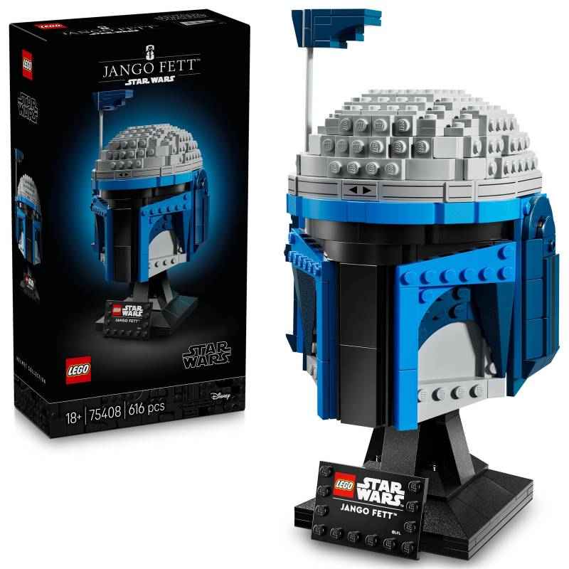 LEGO Star Wars Jango Fett Helmet Set for Adults 75408 LEGO Star Wars Jango Fett Helmet Set for Adults 75408