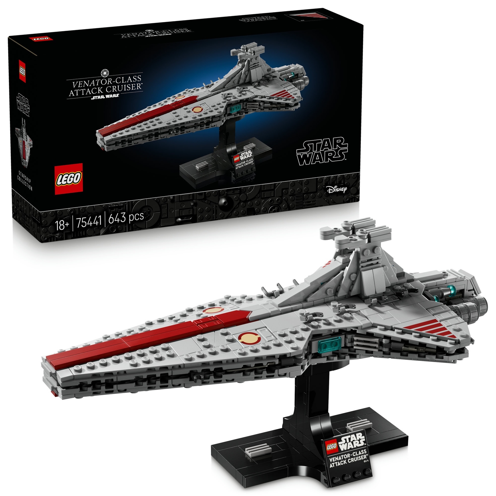 LEGO Star Wars Venator-Class Attack Cruiser Model Kit 75441 LEGO Star Wars Venator-Class Attack Cruiser Model Kit 75441