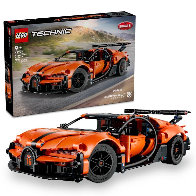 LEGO Technic Bugatti Chiron Pur Sport Hypercar Toy 42222 LEGO Technic Bugatti Chiron Pur Sport Hypercar Toy 42222