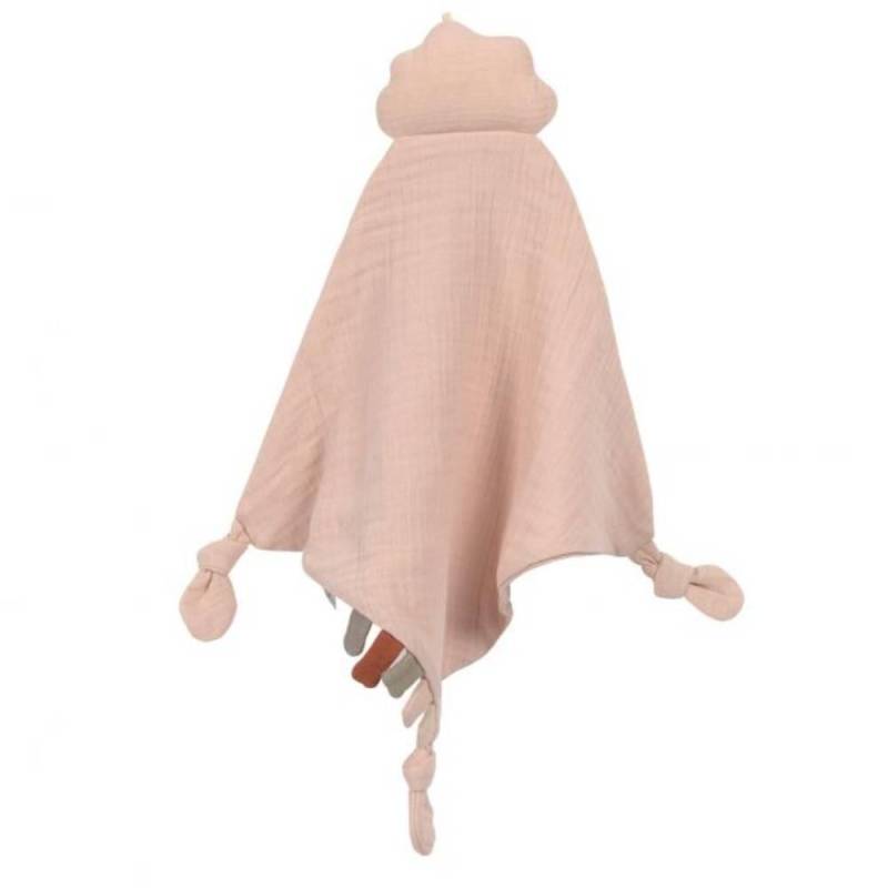 Lässig - Lässig Muslin Schmusetuch Wolke, rosa