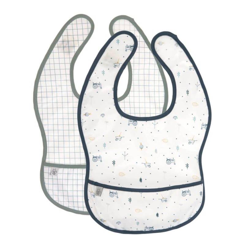 Lässig - Lätzchen 2-er Set Garden boys Lässig - Lätzchen 2-er Set Garden boys