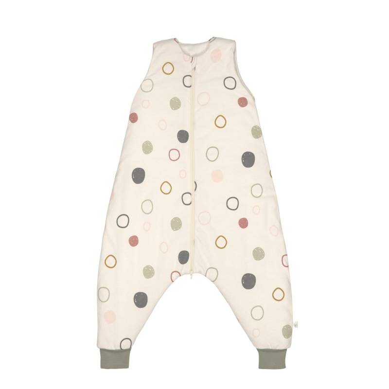 Lässig - Schlafsack mit Beinen - Sleeping Jumper, Circles Offwhite Gr. 86-92 (A)