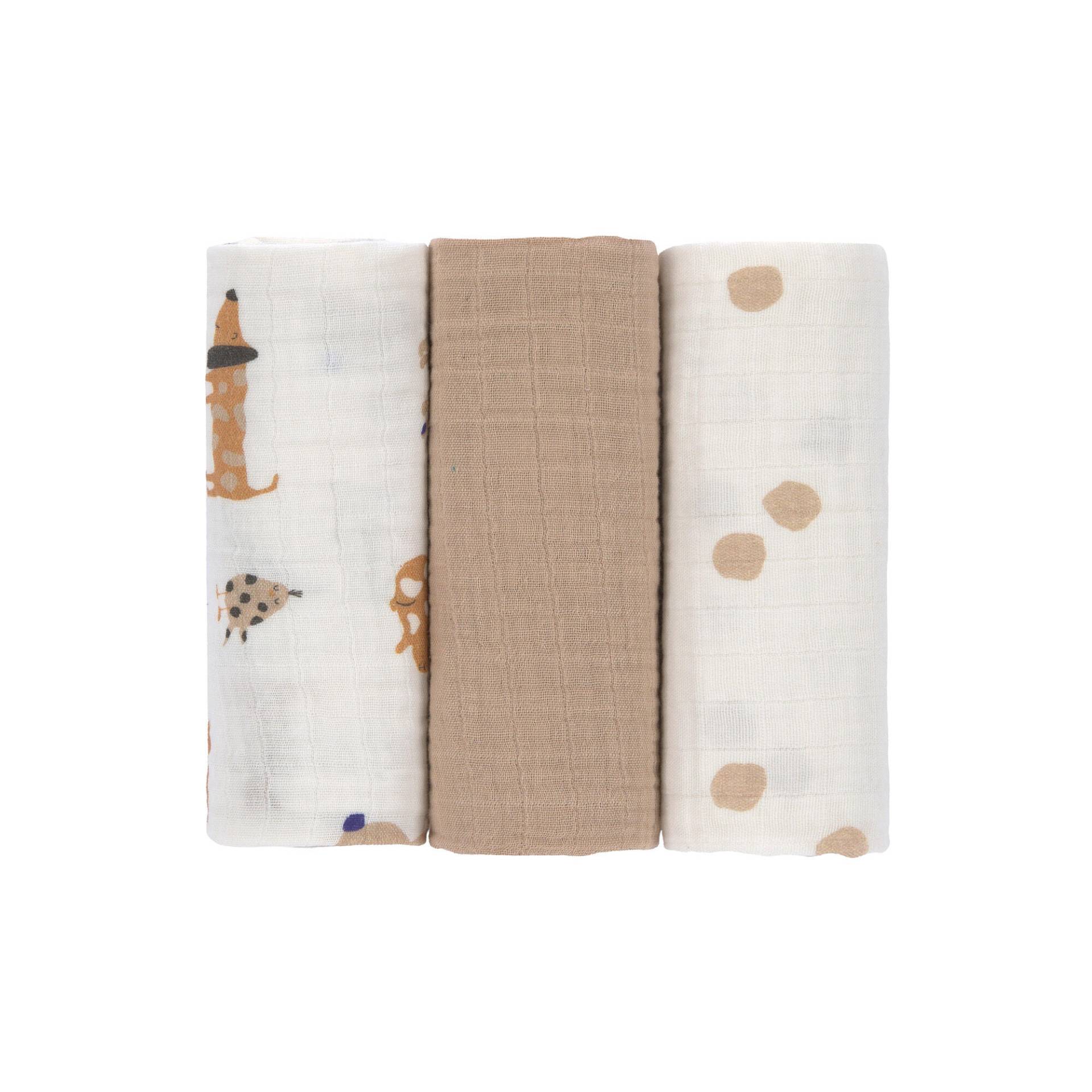 Lässig - Spucktuch M royal blue 60x60