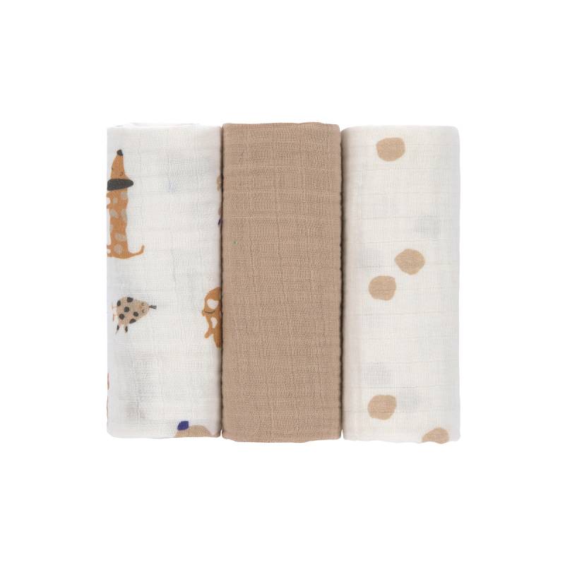 Lässig - Spucktuch M royal blue 60x60