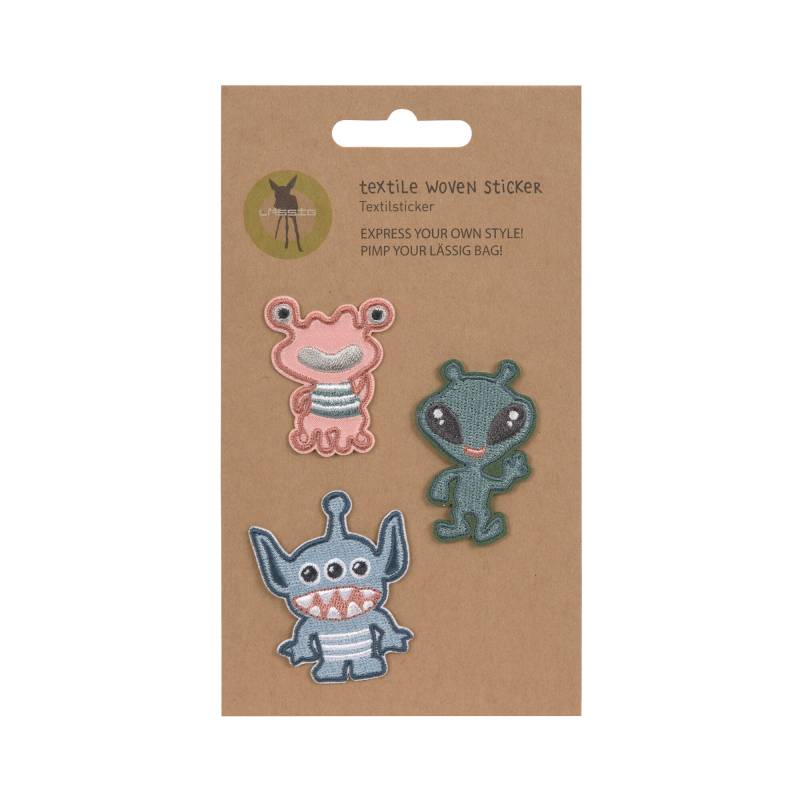 Lässig Textile Woven Sticker Monster Lässig Textile Woven Sticker Monster