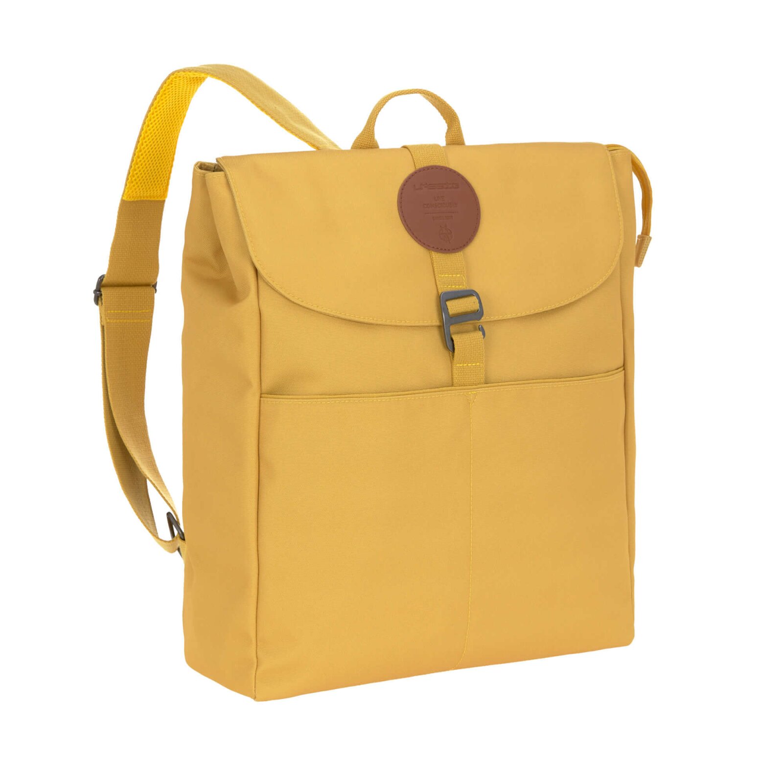 Lässig - Wickelrucksack - Green Label Adventure Backpack, Lemon Curry (A)