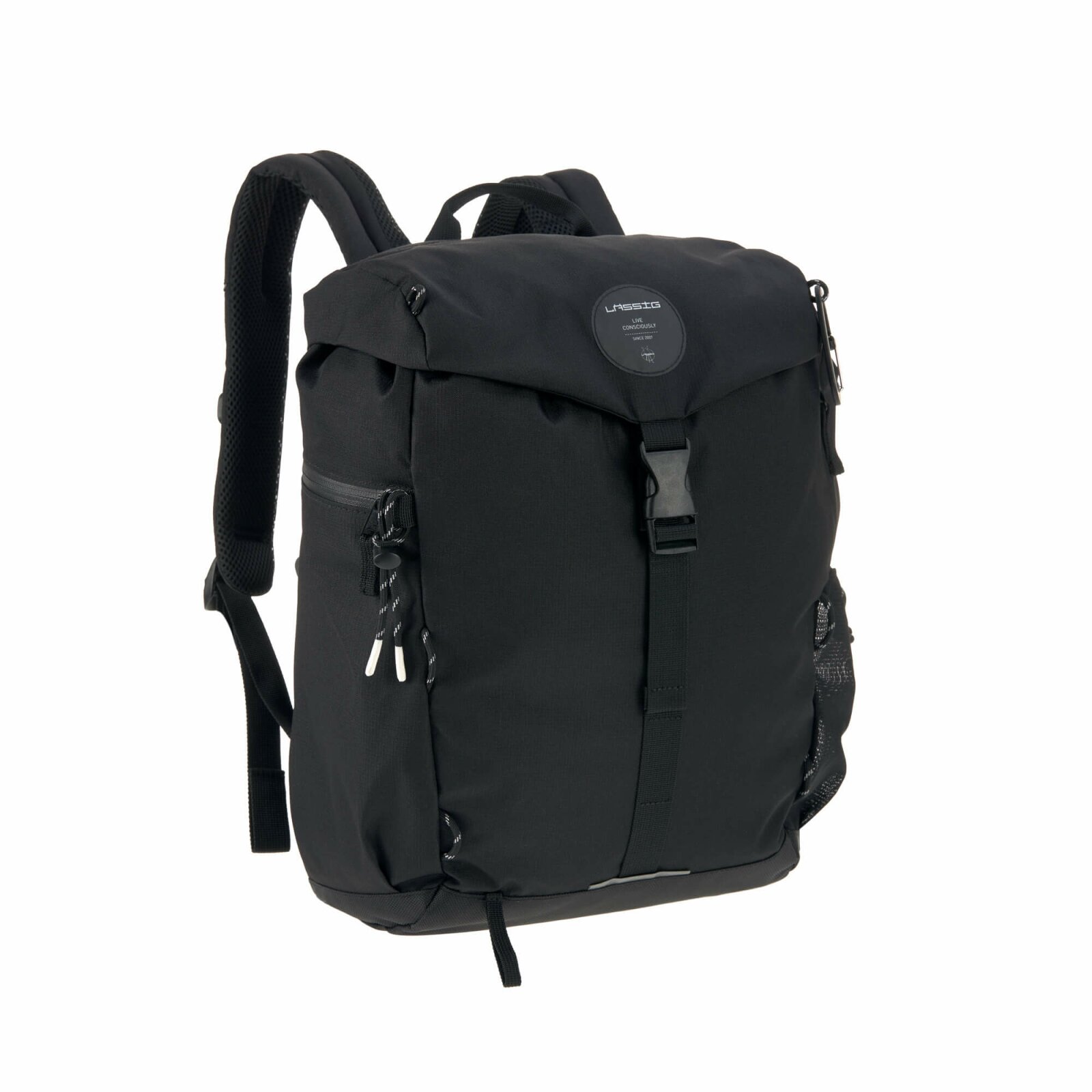 Lässig - Wickelrucksack - Outdoor Backpack, Black (A)