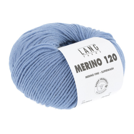 Lang Garns Merino 120 Garn 21 Hell Denim von Lang Yarns