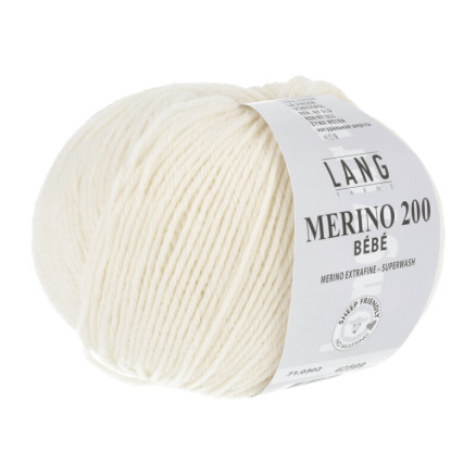 Lang Garns Merino 200 Bebe Garn 302 Dunkel Beige von Lang Yarns