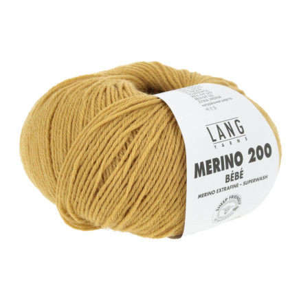 Lang Garns Merino 200 Bebe Garn 350 Gold von Lang Yarns