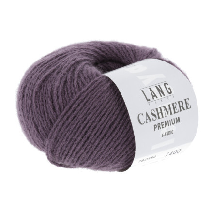 Lang Yarns Cashmere Premium-Garn 180 Aubergine Melange Lang Yarns Cashmere Premium-Garn 180 Aubergine Melange von Lang Yarns