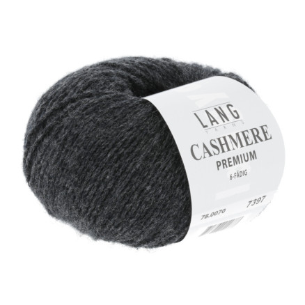 Lang Yarns Cashmere Premium-Garn 70 Anthrazit Melange von Lang Yarns