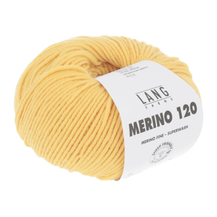 Lang Yarns Merino 120 Garn 149 Goldgelb von Lang Yarns
