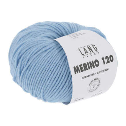 Lang Yarns Merino 120 Garn 20 Hellblau von Lang Yarns