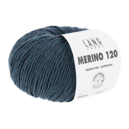 Lang Yarns Merino 120 Garn 233 Petroleum Melange von Lang Yarns