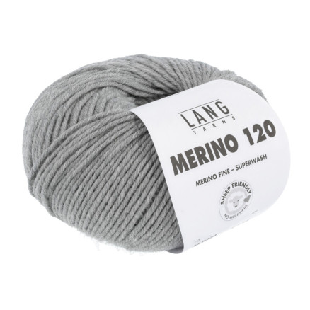 Lang Yarns Merino 120 Garn 324 Grau Melange von Lang Yarns