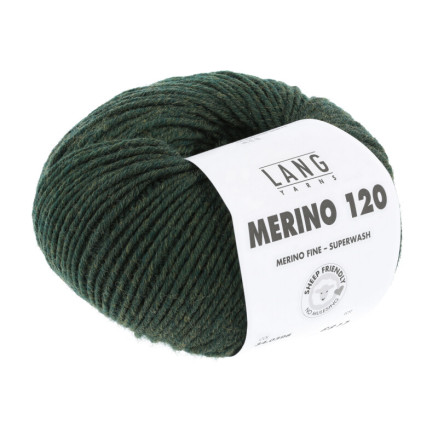 Lang Yarns Merino 120 Garn 398 Olive von Lang Yarns