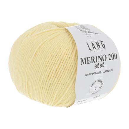 Lang Yarns Merino 200 Bebe Garn 314 Gelb von Lang Yarns
