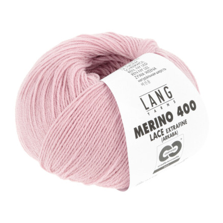 Lang Yarns Merino 400 Lace-Garn 119 Zartes Rosa Lang Yarns Merino 400 Lace-Garn 119 Zartes Rosa von Lang Yarns