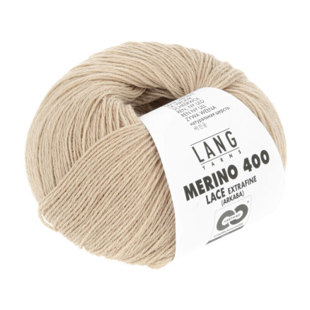 Lang Yarns Merino 400 Lace Garn 326 Beige Melange Lang Yarns Merino 400 Lace Garn 326 Beige Melange von Lang Yarns